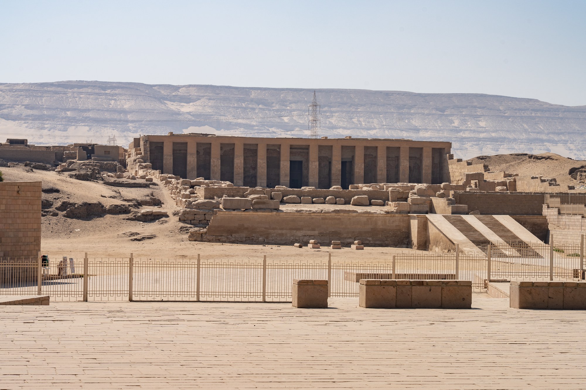 Temple of Seti, Markaz al Balyanā, Sohag, Egypt
