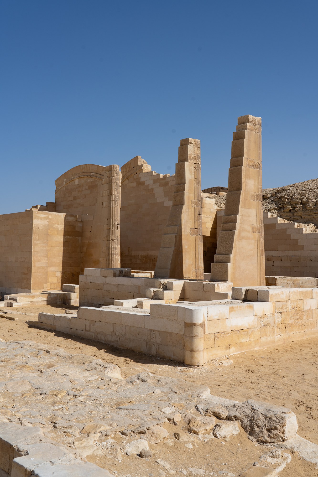 Step Pyramid Complex of Djoser, Markaz al Badrashayn, Giza, Egypt