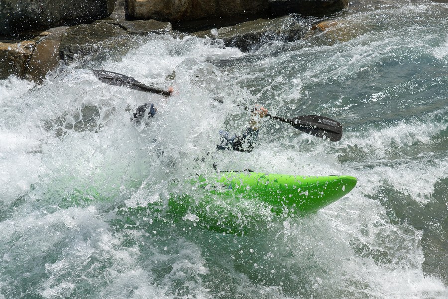 Whitewater Kayaking, Charlotte, North Carolina, United States